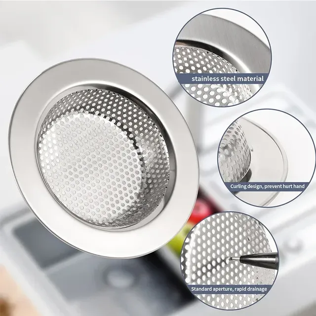 Filtre d'évier de cuisine en acier inoxydable – vue 4
