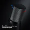 Robinet moleté robinet de lavabo en or brossé robinets… – vue 3