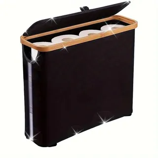 Porte papier toilette slim sol quatre rouleaux boîte rangement…
