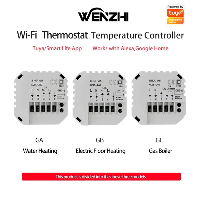 Thermostat de sol chaud Wifi – vue 2