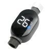 Thermomètre de douche LED pour tuyaux d&rsquo;eau de 1 à 2 pouces, pour un bain sûr pour un contrôle rapide de la température, affichage LED lumineux