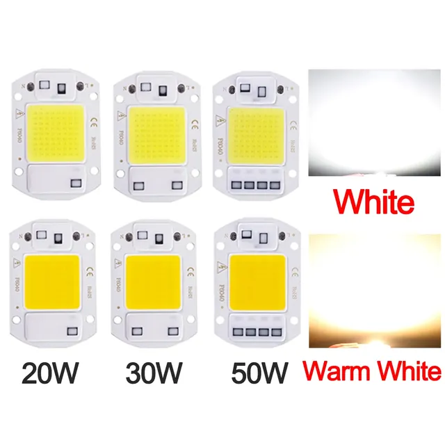 Puce LED 20W 30W 50W AC 220V IC intelligent pas besoin… – vue 2