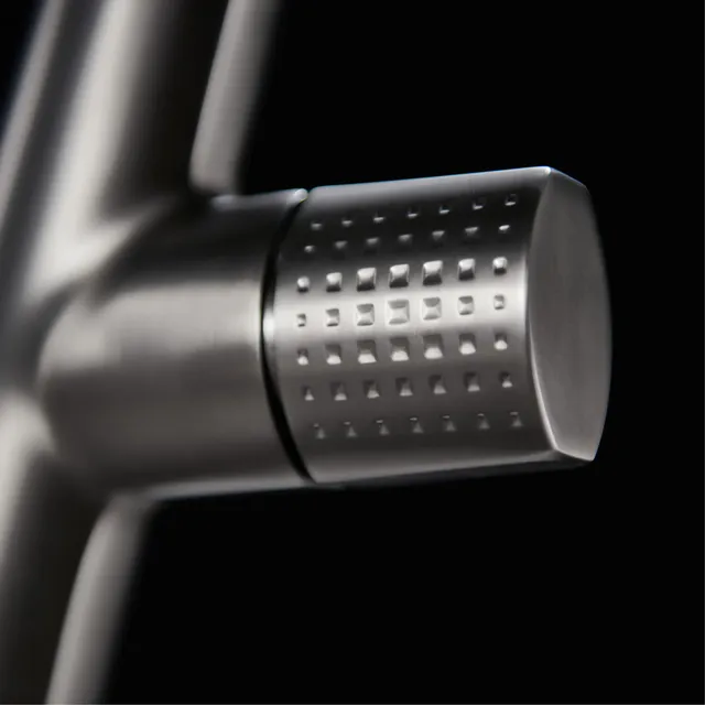 Robinet de cuisine de luxe en laiton gris pistolet – vue 5