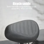 Selle de vélo souple et large pour vélo électrique, siège de VTT universel, siège de vélo respirant, coussin de vélo de printemps, vélo d&rsquo;extérieur, vente en gros
