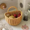 Panier de rangement de cuisine avec poignée – vue 2