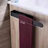 Porte serviettes mural inox 304 brossé noir mat… – vue 6
