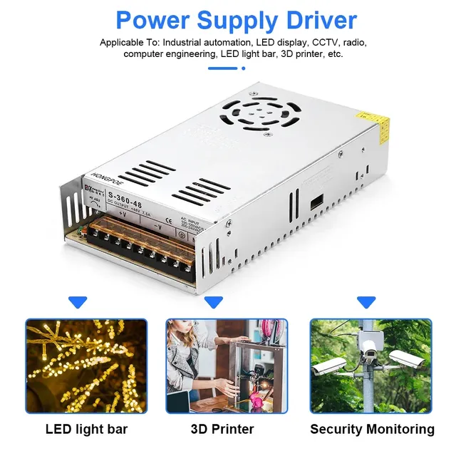 Alimentation électrique DC 5V 12V 24V 36V 48V – vue 5
