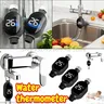 Thermomètre de douche d'eau domestique à affichage LED – vue 1