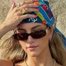 Lunettes de soleil ovales à petite monture pour femmes… – vue 2