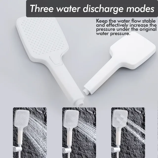 Colonne douche murale thermostatique tête pluie carrée… – vue 5