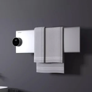 Chauffe-serviettes électrique minimaliste, support chauffant à température constante, stérilisation en aluminium, porte-serviettes de bain, sèche-linge de salle de bain à domicile