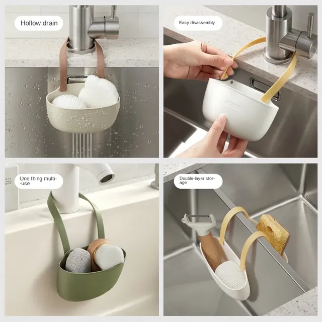 Évier de cuisine éponges porte-savon salle de bain plat… – vue 4