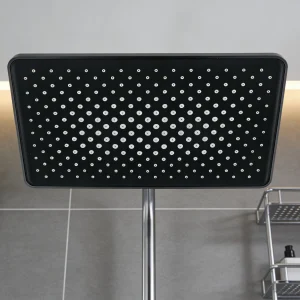 Pommeau de douche haute pression grand panneau-pomme de douche à effet de pluie pour salle de bain à la maison, douche aérienne avec débit d’eau puissant Pommeau de douche haute pression grand panneau-pomme de douche à effet de pluie pour salle de bain à la maison, douche aérienne avec débit d’eau puissant