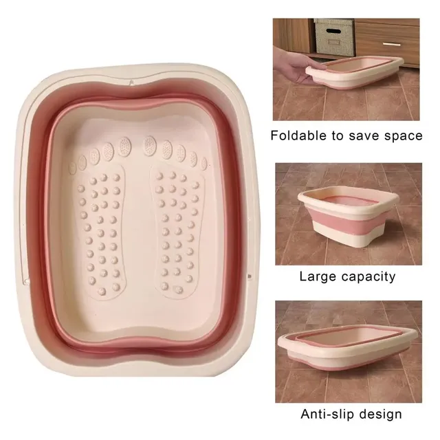 Seau de bain de pieds pliable – vue 2