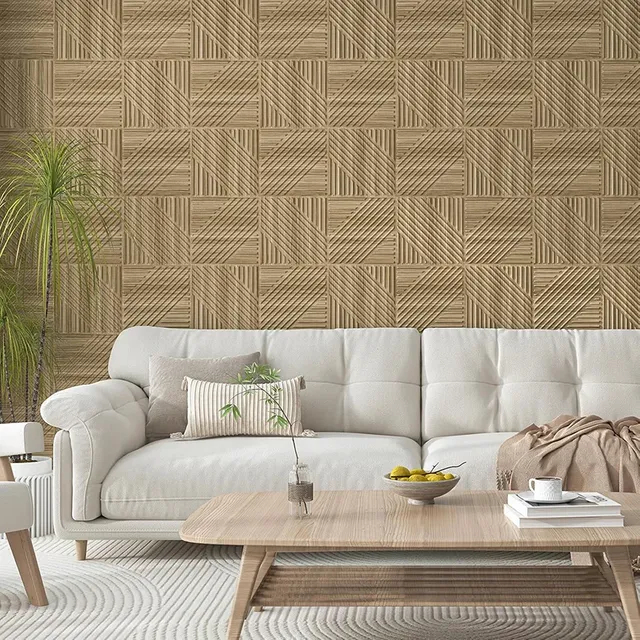 Panneaux muraux texturés en faux bois – vue 2
