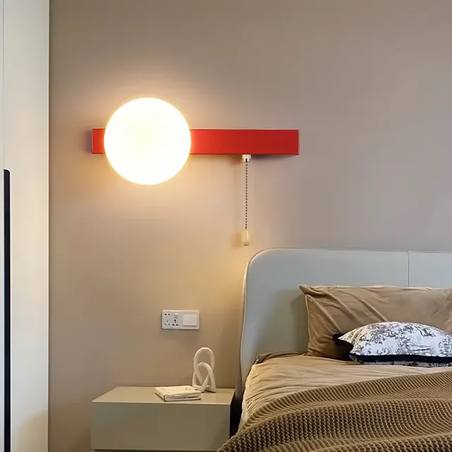 Applique Murale Moderne en Forme de Boule de Verre avec… – vue 3