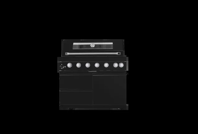 Cuisine extérieure modulaire barbecue gaz inox six… – vue 3