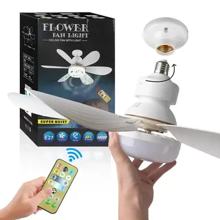 Ventilateur plafond LED 30W E27 télécommande gradation réglable…