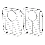 KYCOR-protecteurs universels d&rsquo;évier à Double bol (2 pièces), pour grille inférieure d&rsquo;évier de cuisine 13.2X11.6X1.25 pouces