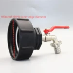 Promotion! Robinet de sortie IBC 3/4 pouces, adaptateur IBC S100x8, Valve de sortie à bille IBC en laiton, sortie de robinet, baril de pluie, accessoires de réservoir
