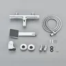 Mitigeur thermostatique mural noir chrome cylindrique… – vue 6