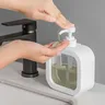 Distributeur de savon carré Transparent de 300/500ml – vue 2