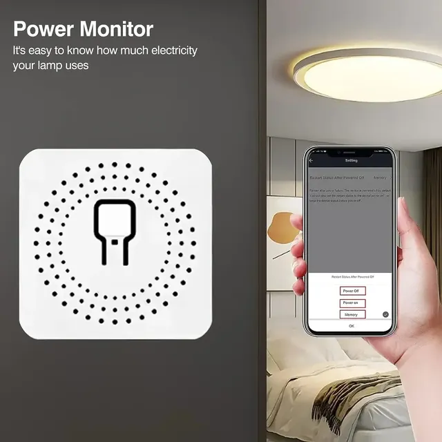 Interrupteur intelligent Wifi 16A – vue 2