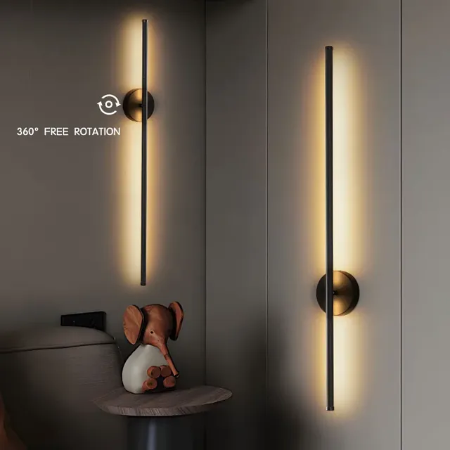 Corps de lampe interrupteur tactile lampes murales LED à… – vue 3