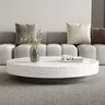 Table basse ovale minimaliste neutre luxe Table basse… – vue 6