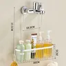 Caddie de douche suspendu – vue 6