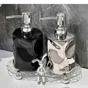 Bouteille de désinfectant pour les mains de luxe, hôtel, salle de bains, Gel douche, Lotion, distributeur de savon, accessoires ménagers Bouteille de désinfectant pour les mains de luxe, hôtel, salle de bains, Gel douche, Lotion, distributeur de savon, accessoires ménagers