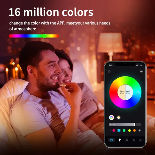 Ampoule LED intelligente RGB E27 – vue 2