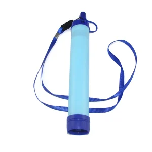 Purificateur d&rsquo;eau portable d&rsquo;urgence, filtre à eau, adapté aux ruisseaux, lacs, camping en plein air, camping, randonnée, vie