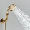 Robinet de baignoire de luxe en forme de cygne doré – vue 6