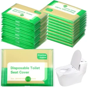 Housse de siège de toilette jetable, Portable, voyage, Camping, hôtel, salle de bain, tapis de toilette étanche dégradable, accessoires de salle de bains Housse de siège de toilette jetable, Portable, voyage, Camping, hôtel, salle de bain, tapis de toilette étanche dégradable, accessoires de salle de bains