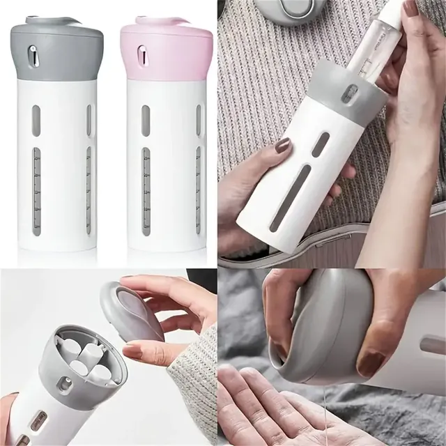 Flacon distributeur voyage portable rechargeable étanche…