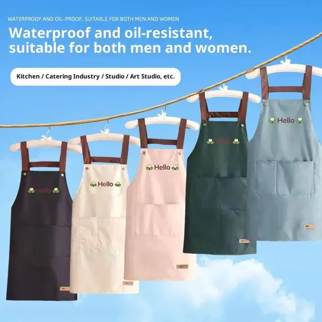 Tablier de cuisine imperméable à l'huile
