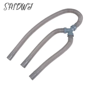 Double évier, tuyau de vidange à trois voies, pour camping-car, caravane, sortie d&rsquo;eau usée, tuyau de lavabo de cuisine, tuyau barbelé, connecteur d&rsquo;eau, de carburant et d&rsquo;air