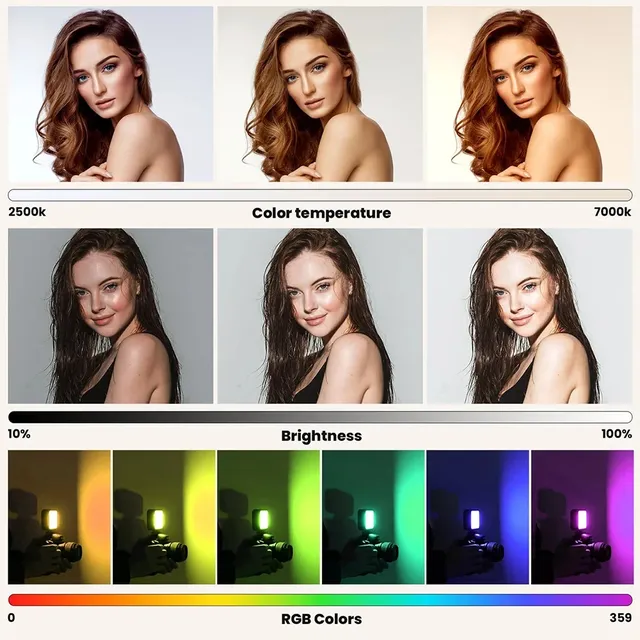 Mini lumière de remplissage LED portable pour appareil… – vue 5
