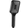Pommeau douche main carré 10cm chrome noir silicone… – vue 4
