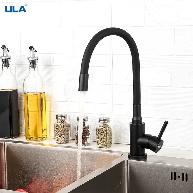 ULA robinet de cuisine en or – vue 2