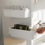 Cuisine sous l&rsquo;évier de stockage Rack épice bouteille Holder organisateur salle de bain shampooing étagère de stockage Boîte à bâton en plastique montée au mur