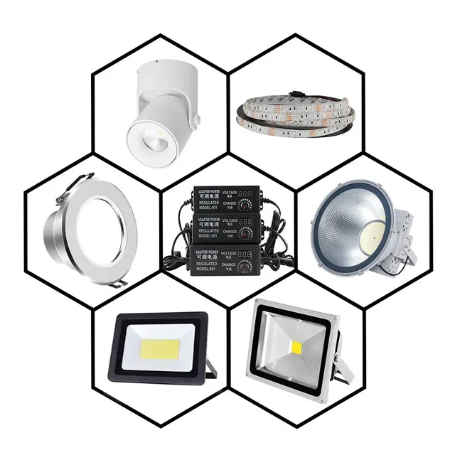 Adaptateur d'alimentation réglable AC à DC 3V 12V 3V 24V… – vue 6