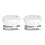 AFOURT-2X Tuya Wifi intelligent vanne d&rsquo;eau compteur d&rsquo;eau débit d&rsquo;eau affichage de la température de l&rsquo;eau contrôleur APP contrôle prise ue