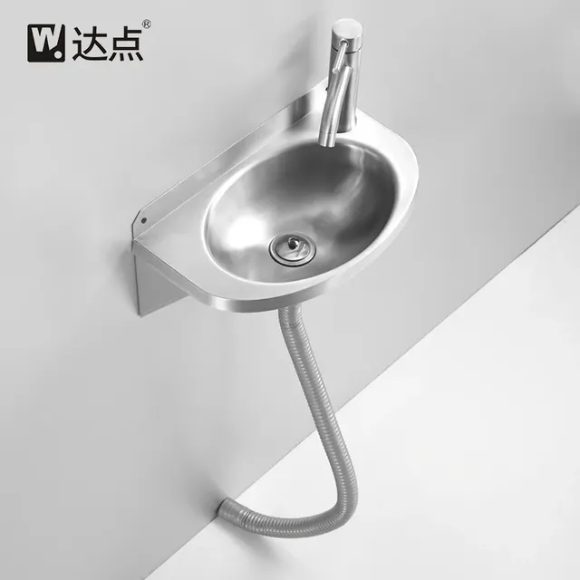 Lavabo mural inoxydable304 épais acier cadre charge… – vue 5