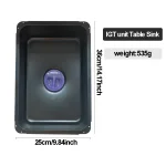 Évier de Table de Camping en plein air, lavabo de Camping en acier inoxydable, évier de Table de Camping pour la cuisine, la pêche, le Barbecue, fournitures d&rsquo;extérieur