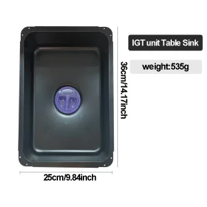 Évier de Table de Camping en plein air, lavabo de Camping en acier inoxydable, évier de Table de Camping pour la cuisine, la pêche, le Barbecue, fournitures d&rsquo;extérieur