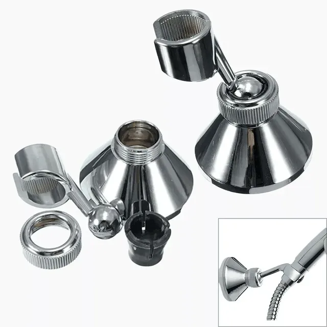 Support de pomme de douche chromé – vue 5