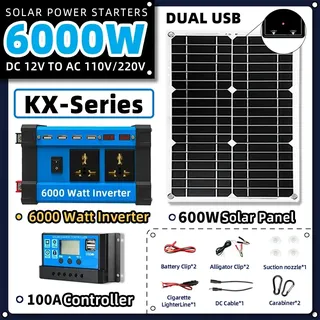 Kit de système solaire combiné 6000W