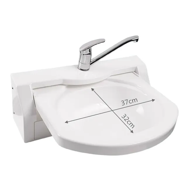 Lavabo pliable en matériau acrylique pour camping-car – vue 5